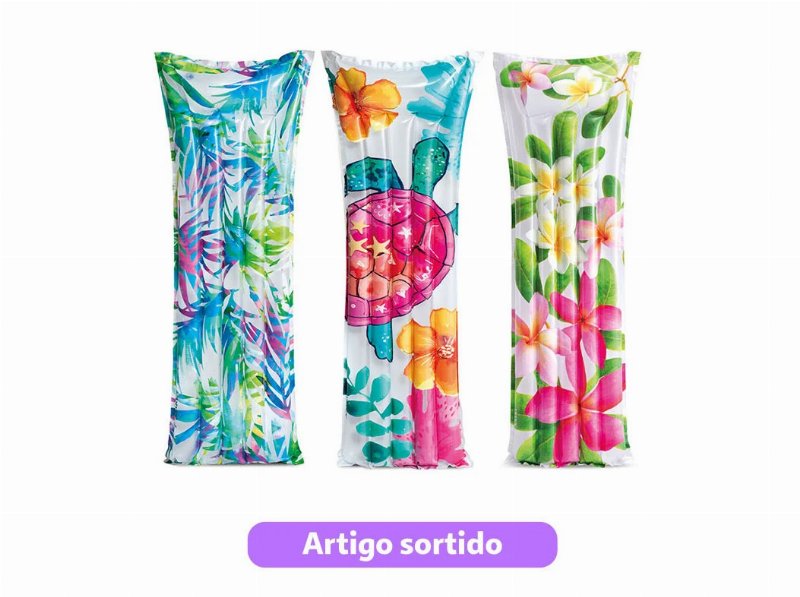 Colchão Praia Intex 170X53X15Cm Modelos Sortidos