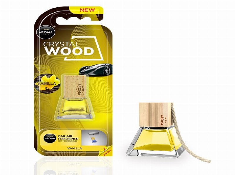 Ambientador Auto Aroma Car Crystal Wood Baunilha 7 ml