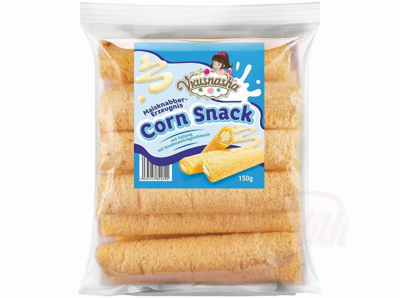 Snack De Milho Vkusnasha Leite Condensado 150 g