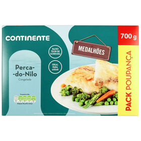 Medalhões De Perca Do Nilo Congelada Pack Poupança Continente 700 gr