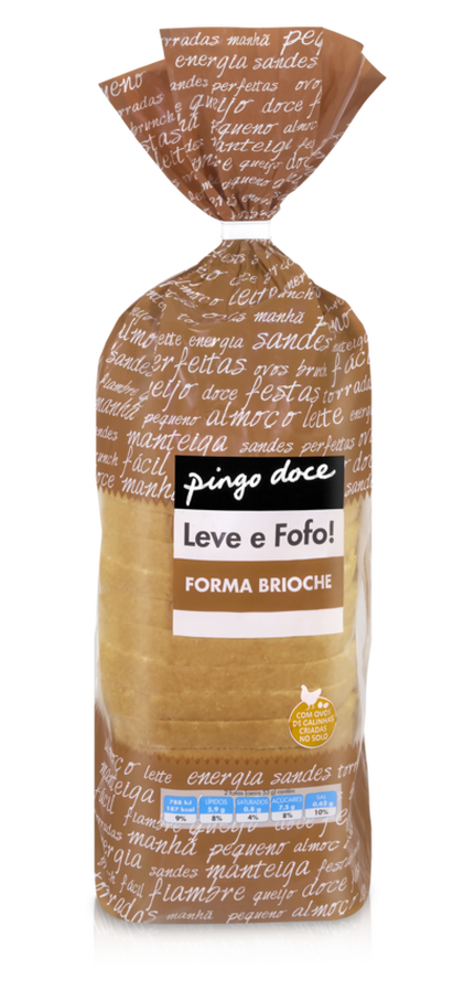 Pão De Forma Brioche Pingo Doce 0.5Kg