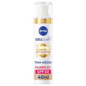 Cc Cream Luminous 630 3 Em 1 Tom Médio Nivea 40 ml