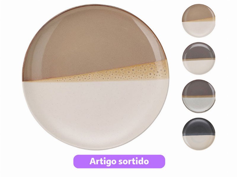 Prato Grês 20.5Cm Cores Sortidas