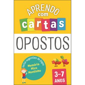 Aprendo Com Cartas - Opostos (3-7 Anos)