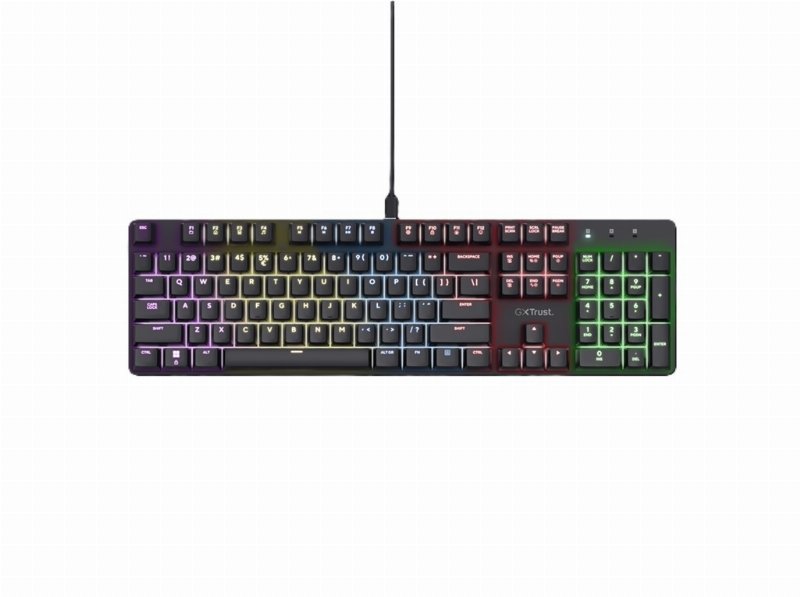 Teclado Gaming Trust 25686 Gxt871 Zora