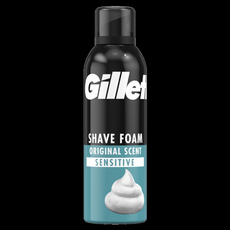 Espuma De Barbear Classic Sensitive Gillette 0.2L