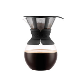 Cafeteira Vidro Com Filtro E Manga Plástico 1 l Pour Over Bodum