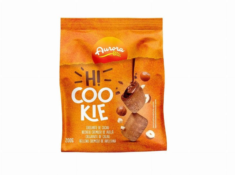 Bolachas Recheadas Aurora H!Cookie 200 g