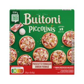 Mini Pizzas De Fiambre E Queijo Buitoni Piccolinis 270 gr (9 Un)