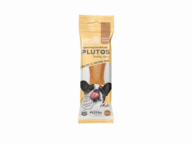Osso Para Cão Plutos Frango E Queijo M
