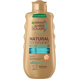Autobronzeador Leite Natural Bronzer Garnier Ambre Solaire 175 ml