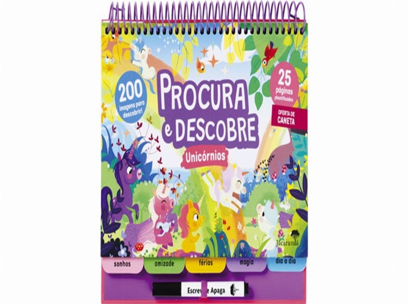 Livro Unicornios - Procura E Descobre De Aavv
