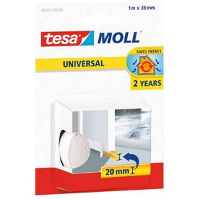 Fita Calafetar Veda-Portas 38Mmx1Mts Branca Tesa 1 Un