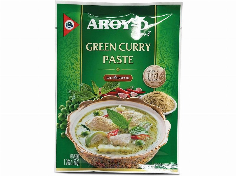 Pasta Caril Aroy-D Verde 50 g