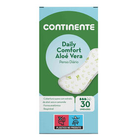 Pensos Diários Comfort Aloe Vera Continente 30 Un