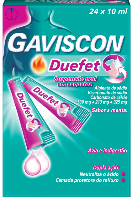 Gaviscon Duefet Saquetas 24X100 ml Gaviscon 24Un