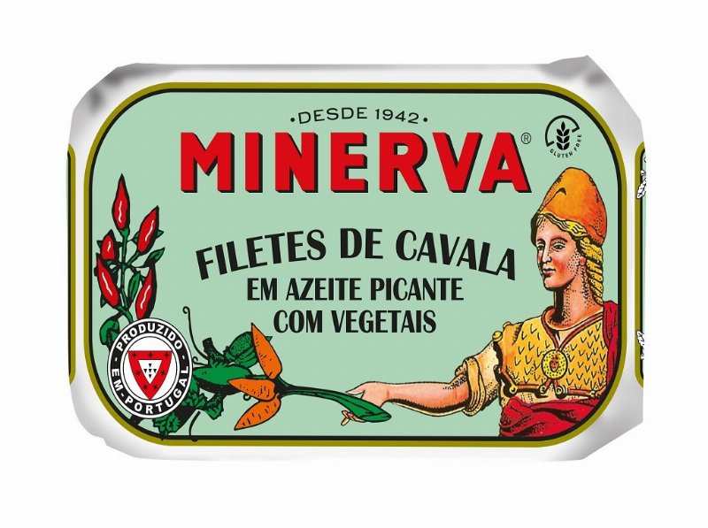 Filete Cavala Minerva Em Azeite C/ Pickles 120(85)G