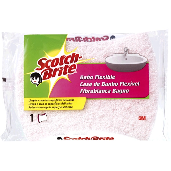 Esponja Casa De Banho De Fibra Branca