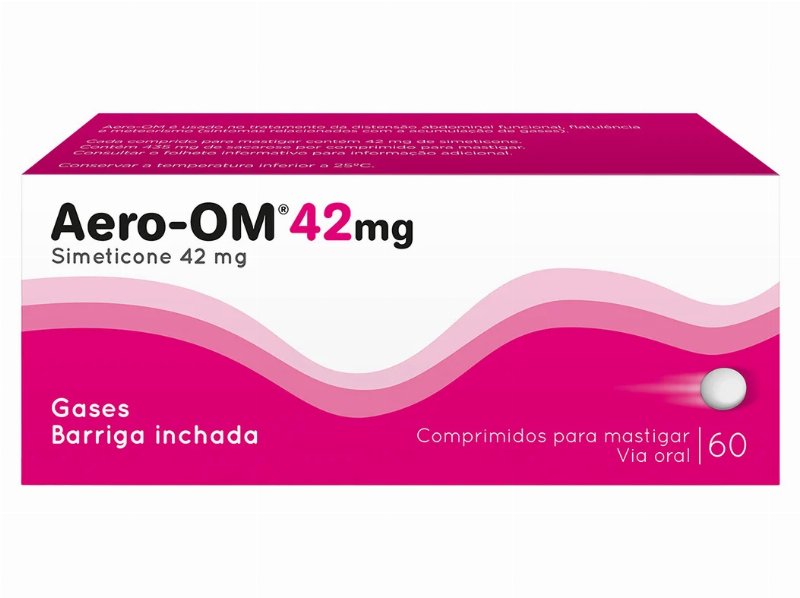 Comprimidos Aero-Om Mastigar 42Mg 60Un