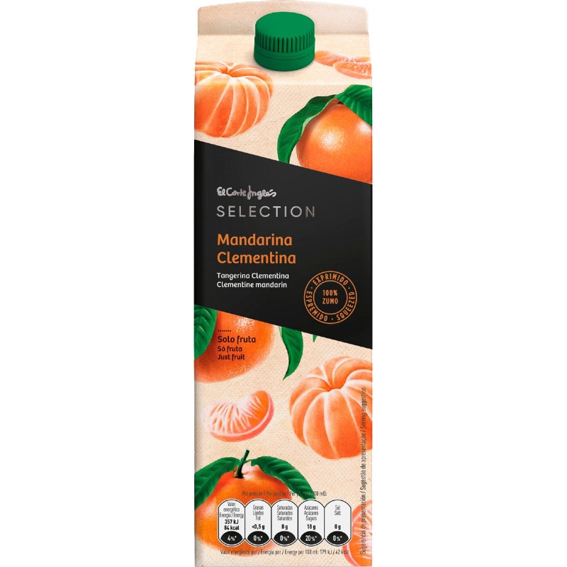 Sumo De Tangerina Clementina 100% Fruta 1 l