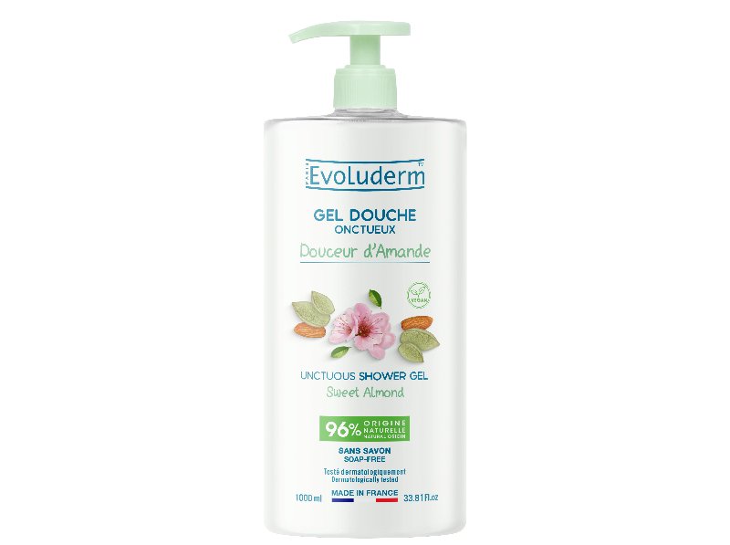 Gel De Banho Evoluderm Amêndoas Doces 1 Lt