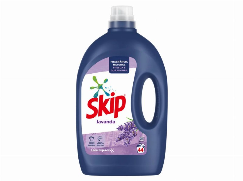 Detergente Roupa Máquina Liquído Skip Lavanda 44 Doses