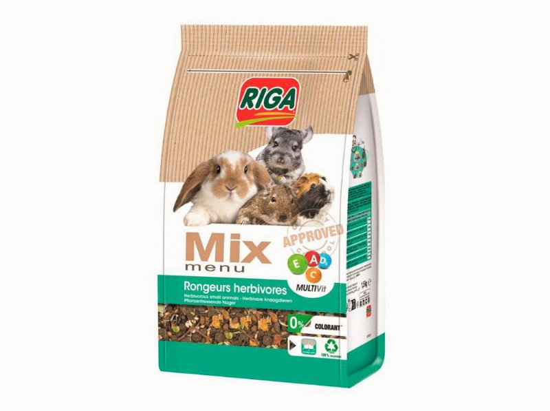 Mistura Para Roedores Riga Mix 1.5 kg