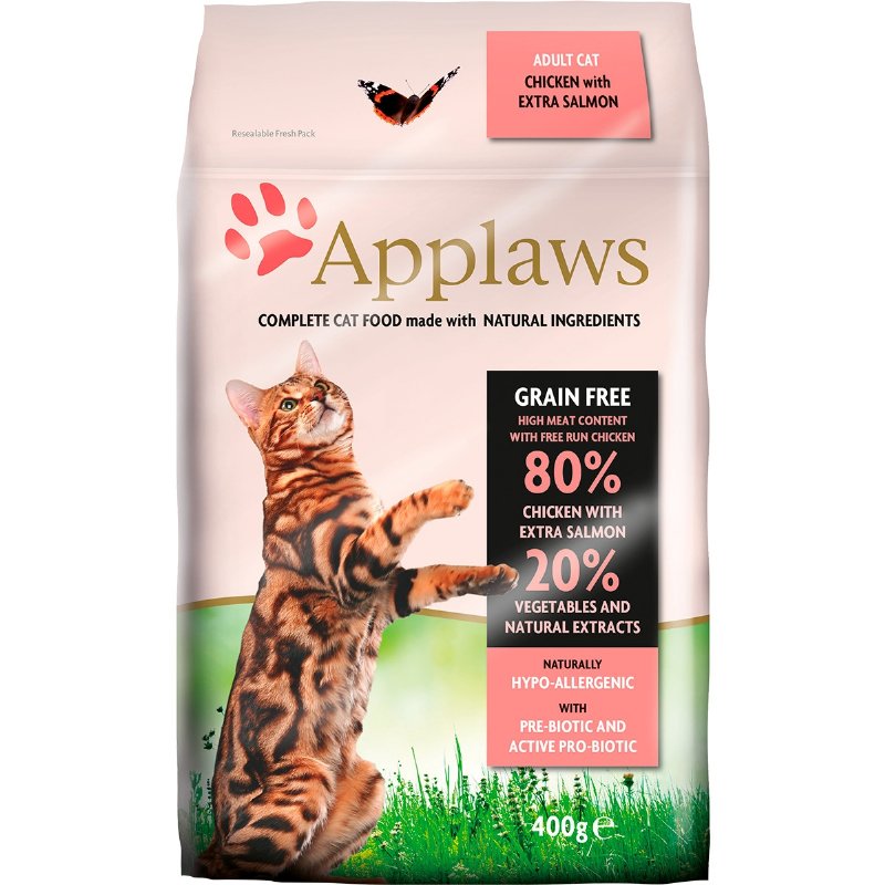 Alimento Seco Para Gato Sabor Salmão 400 g