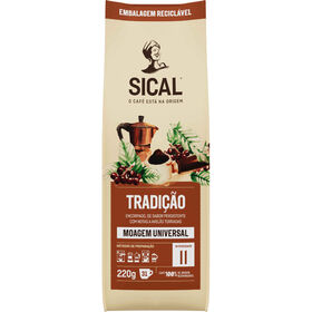 Café Moído Moagem Universal Tradição Int 11 Sical 220 gr