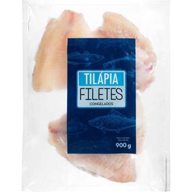 Filetes De Tilápia Congelada Continente 900 gr