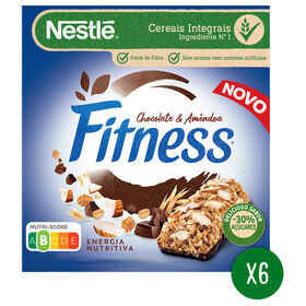 Barras De Cereais Chocolate E Amêndoa Fitness 141 gr (6 Un)