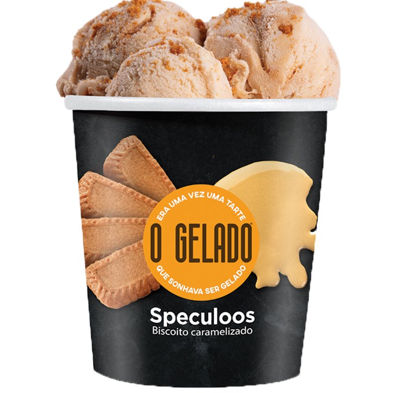 Gelado Speculoos Biscoito Caramelizado 460 ml