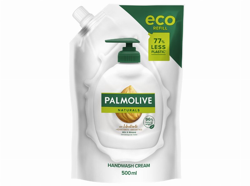Sabonete Líquido Doseador Económico Naturals Hidratante Leite De Amêndoa Palmolive 500 ml