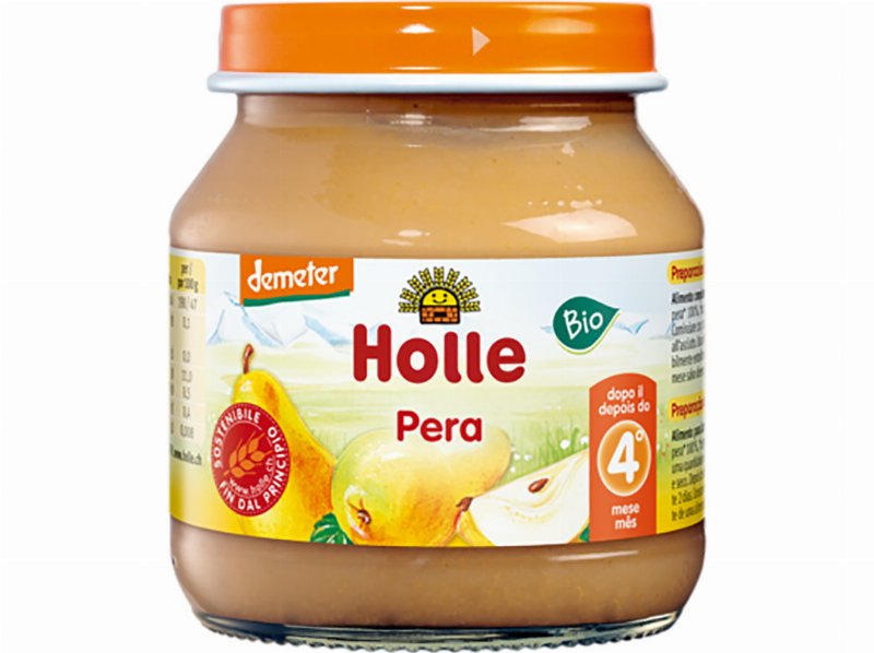 Boiao Bio Pure Holle Pera 4M 125 g