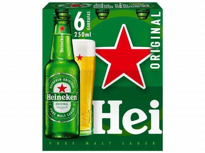 Cerveja Heineken Com Álcool Tara Perdida 6X0.25 l