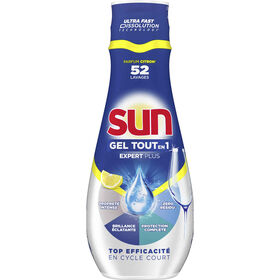 Detergente Máquina Loiça Gel All In 1 Limão Sun