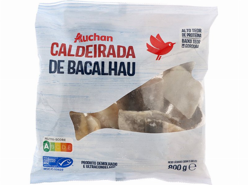 Caldeirada De Bacalhau Auchan Demolhado Msc 800 g
