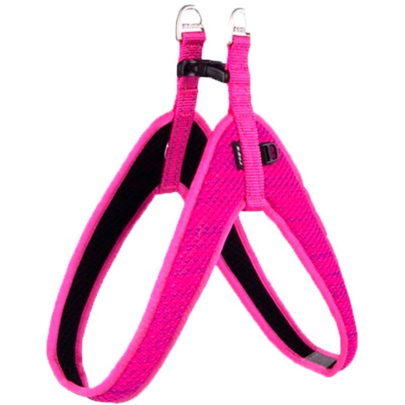 Peitoral Para Cão Tamanho M Cor Rosa 1 unidade