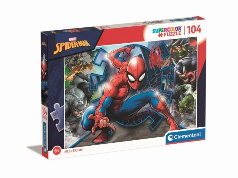 Puzzle Spiderman Clementoni 104 Peças