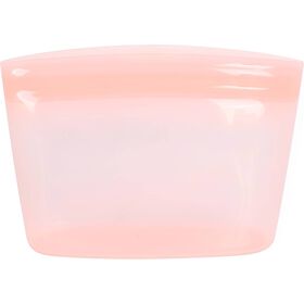 Saco Lanche Silicone 500 ml Rosa Kasa