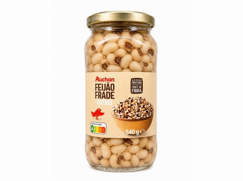 Feijão Frade Auchan Frasco 540(400)G