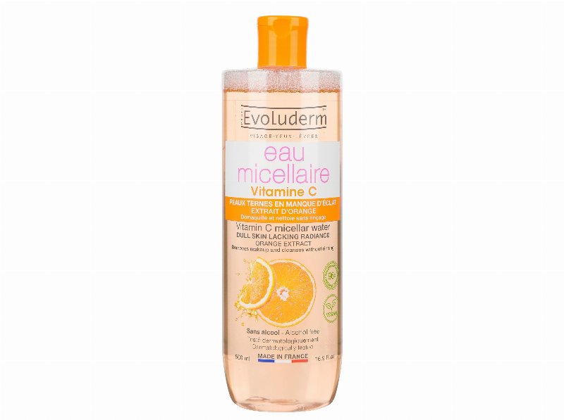 Água Micelar Evoluderm Vitamina C 500 ml