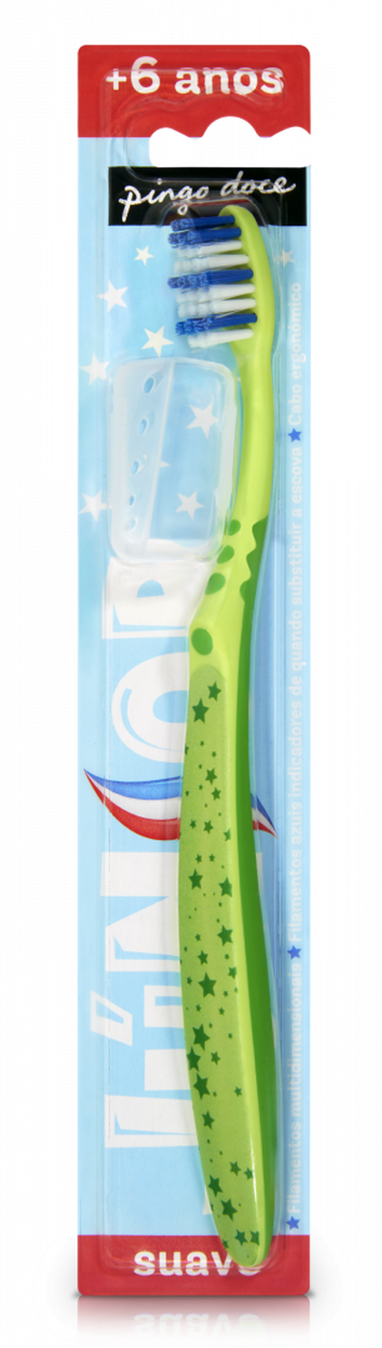 Escova De Dentes Infantil +6 Anos Pingo Doce 1Un