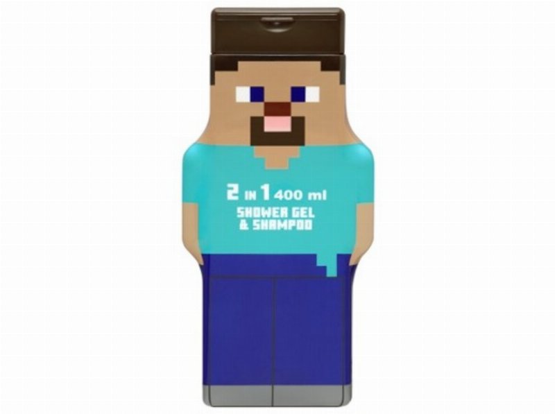 Gel De Banho Minecraft 2 Em 1 400 ml