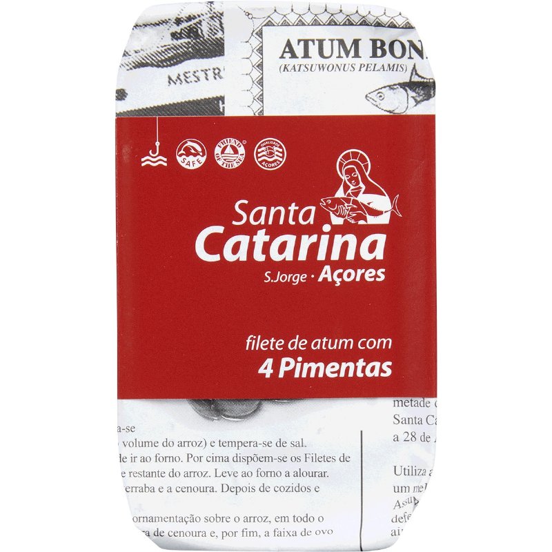 Filetes De Atum Com 4 Pimentas 120 g