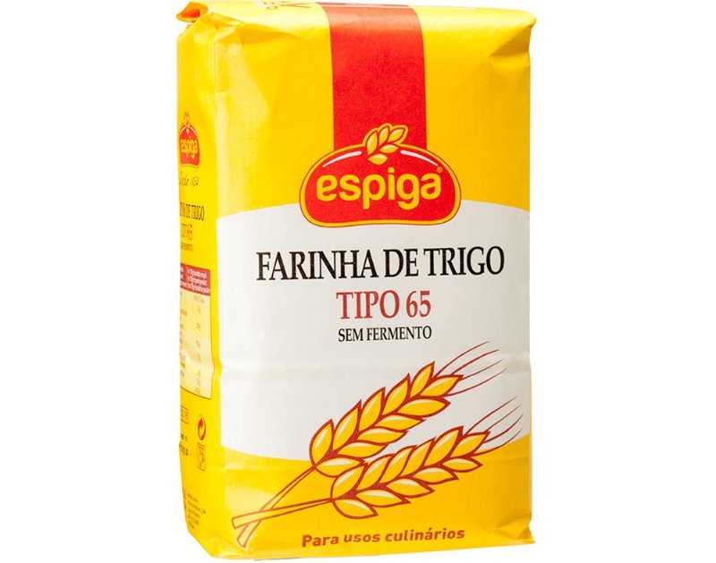 Farinha De Trigo Tipo 65 Espiga Sem Fermento 1 kg