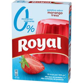 Gelatina Em Pó De Morango Royal 31 gr