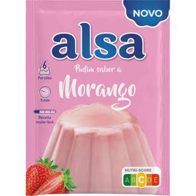 Preparado Para Pudim Morango Alsa 38 gr