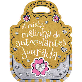 A Minha Malinha De Autocolantes Dourada