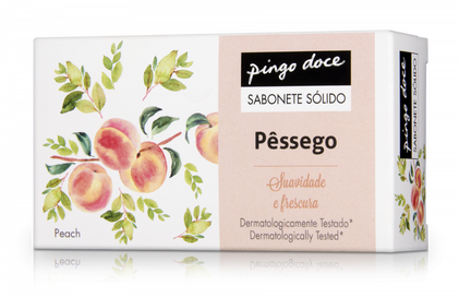 Sabonete Sólido Pêssego Pingo Doce 0.09Kg